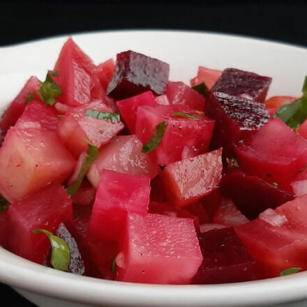 Salade de betteraves rouges